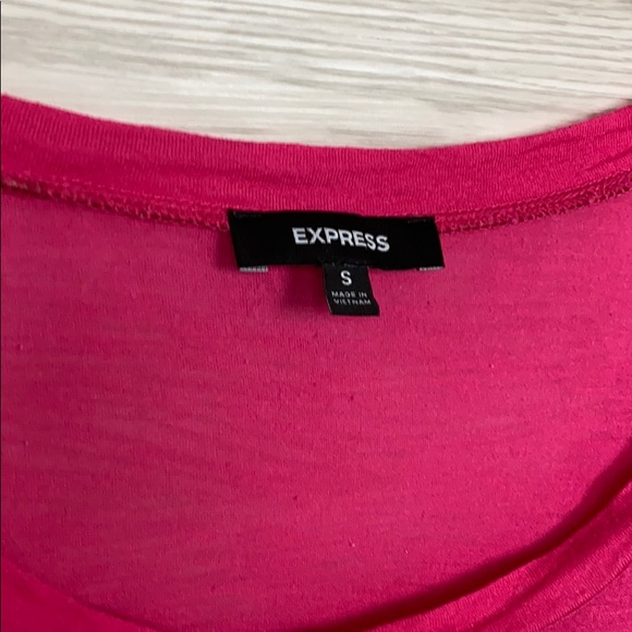 Express Hot Pink Tee Shirt - Picture 4 of 7